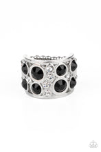 Load image into Gallery viewer, High Roller Royale - Black Ring - Sabrina&#39;s Bling Collection