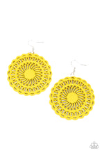 Load image into Gallery viewer, Island Sun - Yellow Earrings - Sabrina&#39;s Bling Collection