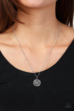 Load image into Gallery viewer, Lovestruck Shimmer - Silver Heart Necklace - Sabrinas Bling Collection
