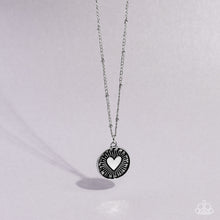 Load image into Gallery viewer, Lovestruck Shimmer - Silver Heart Necklace - Sabrinas Bling Collection