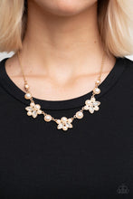 Load image into Gallery viewer, Royally Ever After - Gold &amp; White Pearl Necklace - Sabrina&#39;s Bling Collection