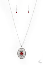 Load image into Gallery viewer, Sonata Swing - Red Necklace - Sabrina&#39;s Bling Collection