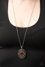 Load image into Gallery viewer, Sonata Swing - Red Necklace - Sabrina&#39;s Bling Collection