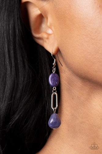Stone Apothecary - Purple Amethyst Earrings - Sabrinas Bling Collection