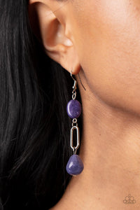 Stone Apothecary - Purple Amethyst Earrings - Sabrinas Bling Collection