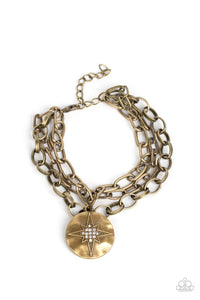 True North Twinkle - Brass Star Bracelet - Sabrina's Bling Collection