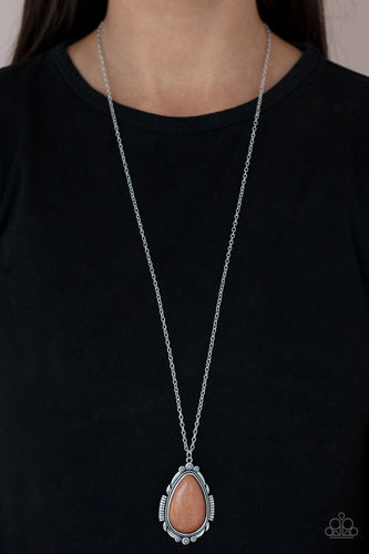 Western Fable - Brown Necklace - Sabrina's Bling Collection