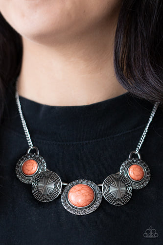 Canyon Cottage - Orange Necklace - Sabrina's Bling Collection