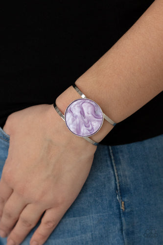 Colorful Cosmos - Purple Bracelet - Sabrina's Bling Collection