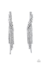 Load image into Gallery viewer, Cosmic Candescence - Black &amp; White Rhinestone Earrings - Sabrina&#39;s Bling Collection