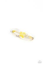 Load image into Gallery viewer, Floral Flurry - Yellow Floral Clip - Sabrina&#39;s Bling Collection