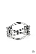 Load image into Gallery viewer, Hautely Hammered - Black Bracelet - Sabrina&#39;s Bling Collection