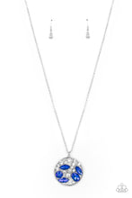 Load image into Gallery viewer, Iridescently Influential - Blue Necklace - Sabrina&#39;s Bling Collection