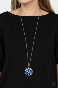 Iridescently Influential - Blue Necklace - Sabrina's Bling Collection