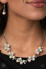 Load image into Gallery viewer, Love Story - White Blockbuster Necklace - Sabrina&#39;s Bling Collection