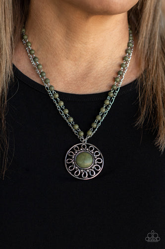 Sahara Suburb - Green Necklace - Convention Exclusive 2021 - Sabrina's Bling Collection