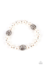 Load image into Gallery viewer, Upscale Whimsy - White Bracelet - Sabrina&#39;s Bling Collection