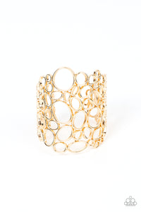 All Turned Around - Gold Bracelet - Sabrina's Bling Collection