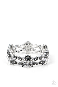 Beloved Bling - Silver Smoky Rhinestone Bracelet - Sabrina's Bling Collection