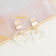 Load image into Gallery viewer, Clear Out! - Gold Earrings - Sabrinas Bling Collection