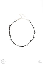 Load image into Gallery viewer, Colorfully Flower Child - Black Seed Bead Choker Necklace - Sabrina&#39;s Bling Collection