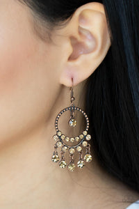 Cosmic Chandeliers - Copper Earrings - Sabrina's Bling Collection