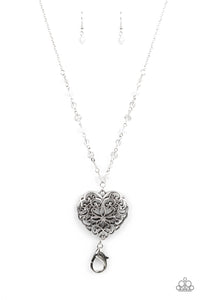 Doting Devotion - White Necklace - Convention Exclusive 2021 - Sabrina's Bling Collection