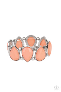 Flamboyant Tease - Orange Bracelet - Sabrina's Bling Collection
