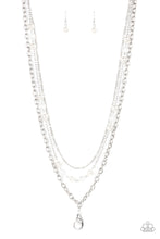 Load image into Gallery viewer, GLEAM Work - White Necklace - Sabrina&#39;s Bling Collection