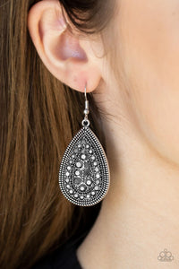 Interstellar Idol - Silver Earrings - Sabrina's Bling Collection