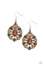 Load image into Gallery viewer, Lively Luncheon - Multi Olive, Tan &amp; Brown Earrings - Sabrina&#39;s Bling Collection