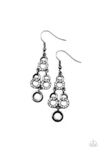 Load image into Gallery viewer, Luminously Linked - Black Earrings - Sabrina&#39;s Bling Collection