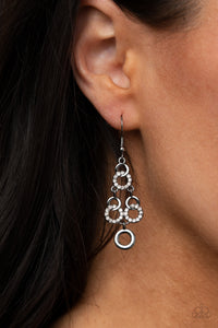 Luminously Linked - Black Earrings - Sabrina's Bling Collection