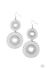 Load image into Gallery viewer, Regal Roulette - White Earrings - Sabrina&#39;s Bling Collection