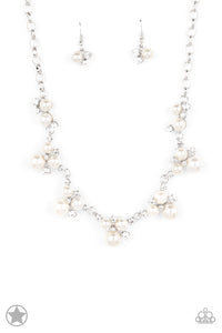 Toast To Perfection - White Blockbuster Necklace - Sabrina's Bling Collection