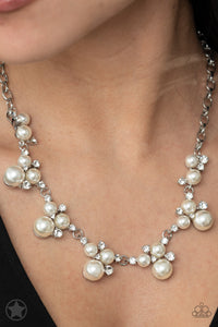 Toast To Perfection - White Blockbuster Necklace - Sabrina's Bling Collection