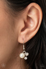 Load image into Gallery viewer, Toast To Perfection - White Blockbuster Necklace - Sabrina&#39;s Bling Collection