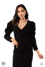 Load image into Gallery viewer, Toast To Perfection - White Blockbuster Necklace - Sabrina&#39;s Bling Collection