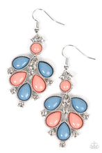 Load image into Gallery viewer, Transcendental Teardrops - Multi Pink &amp; Blue Earrings - Sabrinas Bling Collection