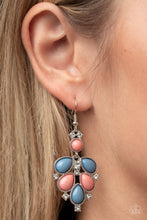 Load image into Gallery viewer, Transcendental Teardrops - Multi Pink &amp; Blue Earrings - Sabrinas Bling Collection