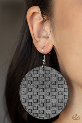 WEAVE Me Out Of It - Silver Earrings - Sabrina's Bling Collection