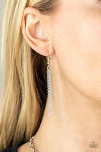 Abstract Artistry - Red Necklace - Sabrina's Bling Collection