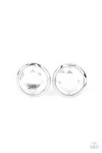 Load image into Gallery viewer, Double-Take Twinkle - White Earrings - Sabrina&#39;s Bling Collection