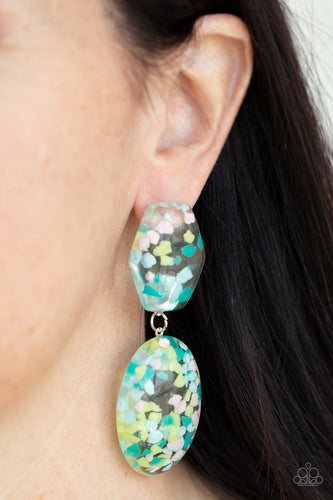 Flaky Fashion - Multi Earrings - Sabrina's Bling Collection