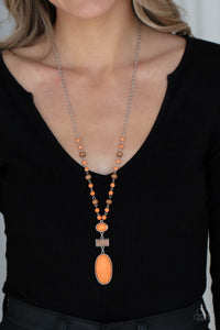 Naturally Essential - Orange Necklace - Sabrina's Bling Collection