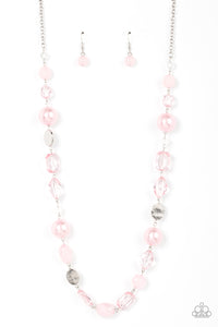 Timelessly Tailored - Pink Pearl Necklace - Sabrinas Bling Collection