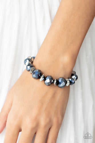 Astral Auras - Blue & Silver Bracelet - Sabrinas Bling Collection