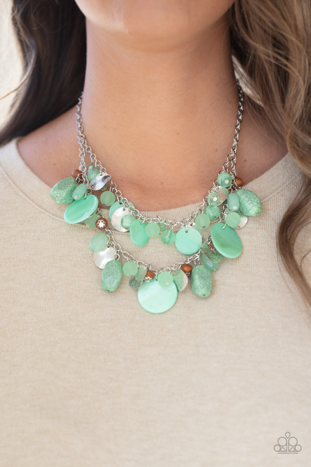 Spring Goddess - Green Necklace - Sabrina's Bling Collection