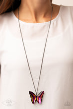 Load image into Gallery viewer, The Social Butterfly Effect - Multi Oil Spill Necklace - Sabrinas Bling Collection