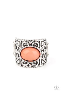 Bubbly Bonanza - Orange Ring - Sabrina's Bling Collection